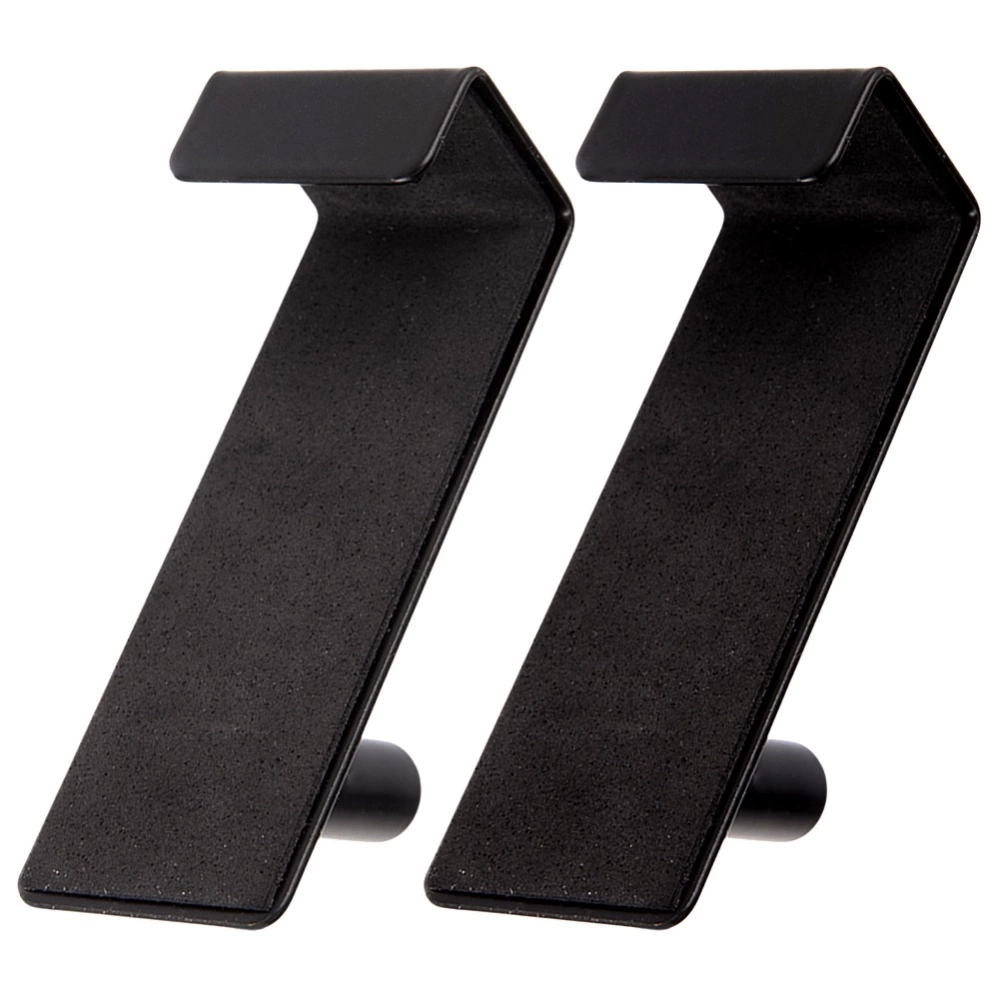 Wieszak na drzwi metalowy czarny RADKA 3x5x8 cm 2 szt.