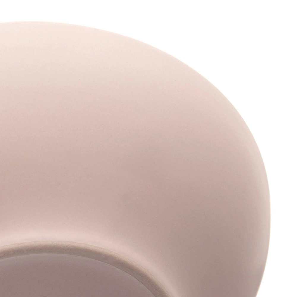 Talerz obiadowy głęboki ceramiczny różowy GLAZE 21 cm