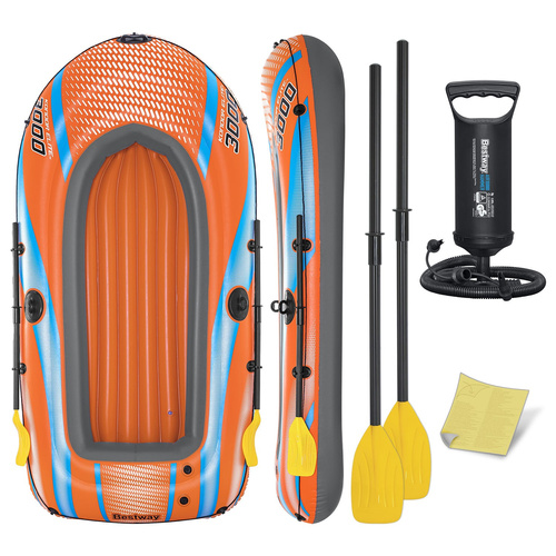 Bestway Zestaw Dmuchany ponton Kondor Elite 3000 z wiosłami i pompką 61145