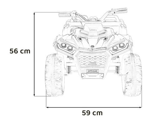 Pojazd Quad Sport TX ATV Czarny