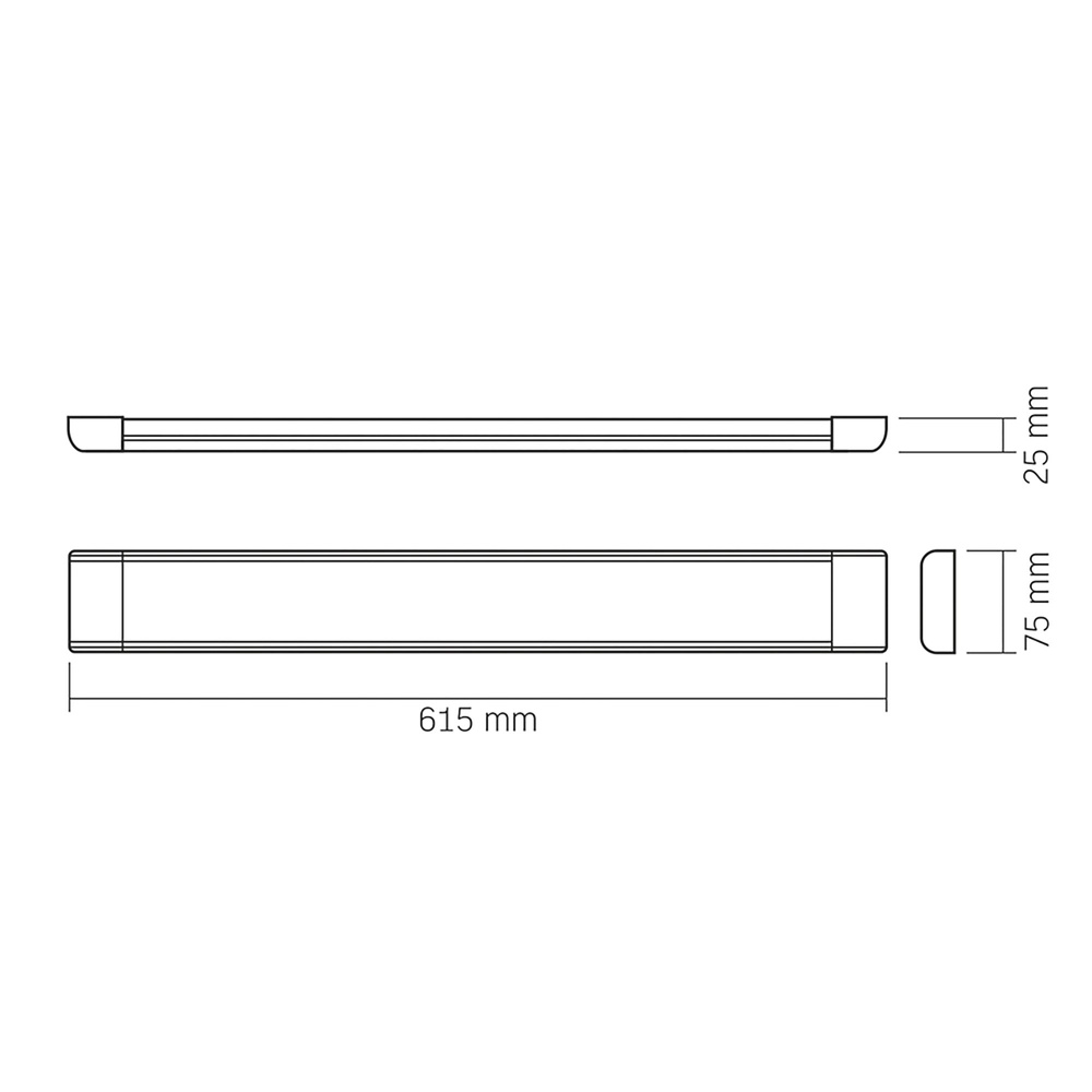 Oświetlenie listwowe LED VIDEX-BATTEN-LED-27W-NW