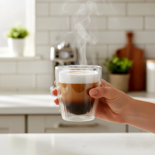 Szklanki termiczne z podwójną ścianką do kawy i herbaty 230 ml 2 szt.