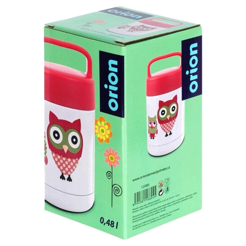 Termos obiadowy stalowy SOWA 450 ml