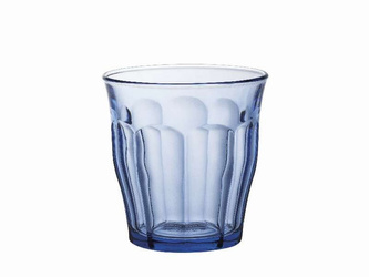 Szklanki do napojów 310 ml niebieskie hartowane 4 szt. Duralex