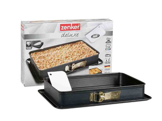 Forma do pieczenia prostokątna z ochroną przed wyciekami, 42x29 cm