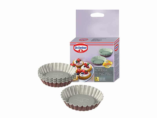 Foremki do babeczek forma do tarty tartelek  10 cm 6 sztuk Dr.Oetker 1701