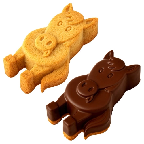 Forma do pieczenia silikonowa koń 19x10x4 cm