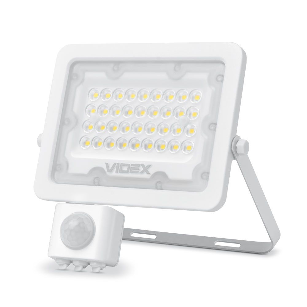 Naświetlacz Videx LED 30W 2700lm neutralna biel 5000K czujnik ruchu IP65