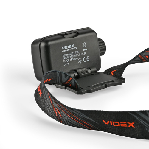 Latarka czołowa Videx LED 600lm IP55 sterowanie gestem 7 trybów zasięg 185m