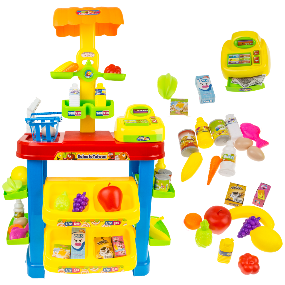 DUŻY Supermarket mini sklep spożywczy kasa