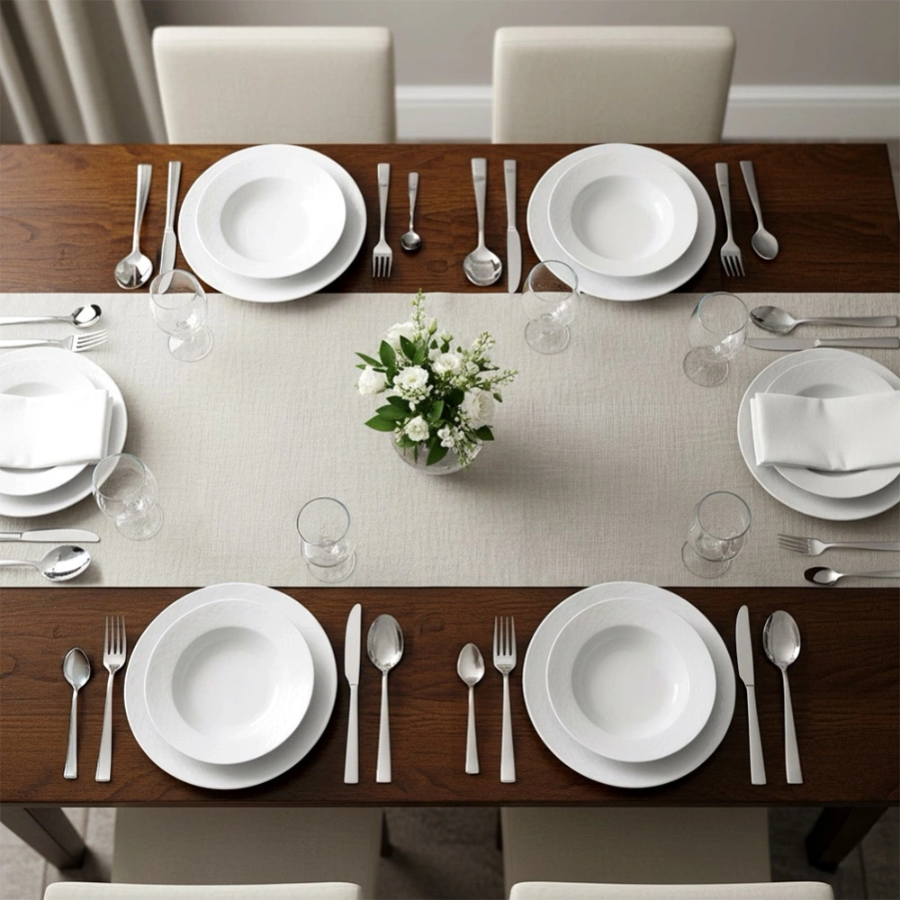 Zestaw sztućców stalowy dla 6 osób 24 el.