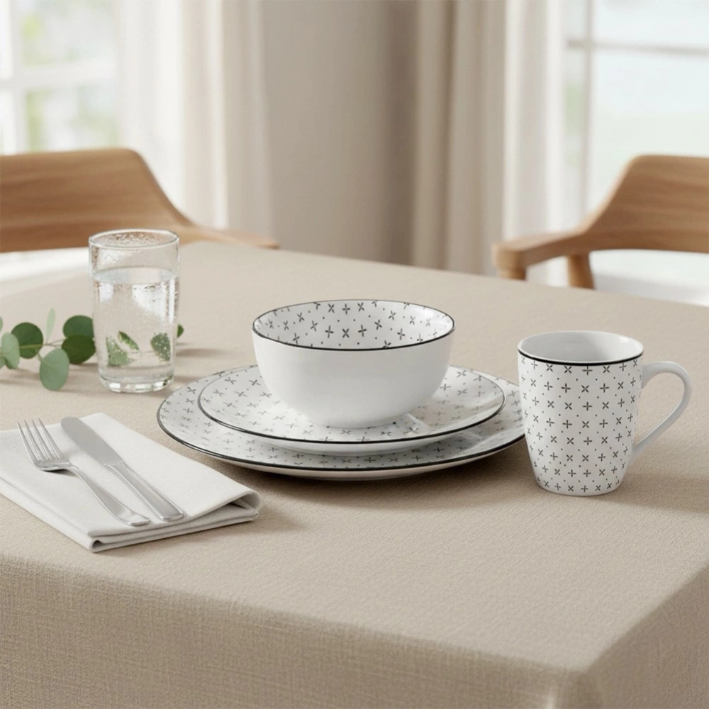 Zestaw serwis obiadowy porcelanowy 16 el.