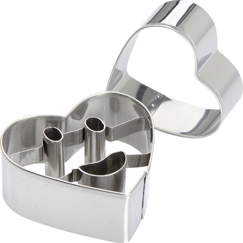 Foremka  wykrawacz serce 2 sztuki do ciast piernika - Zenker 42892