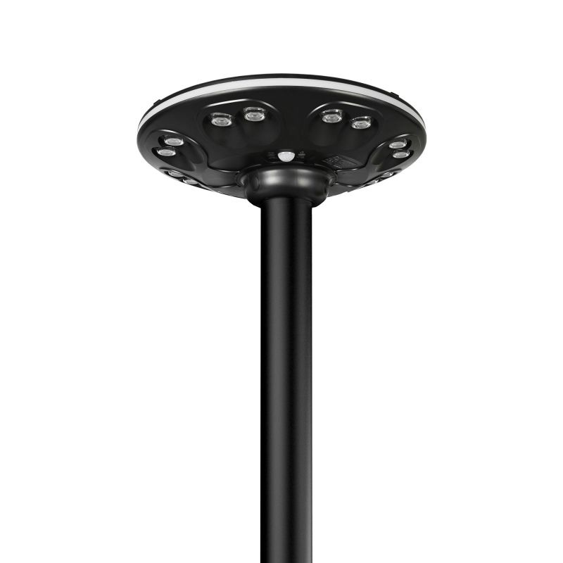Lampa parkowa VIDEX LED solarna IP54 z czujnikiem ruchu 1400lm LiFePO4  