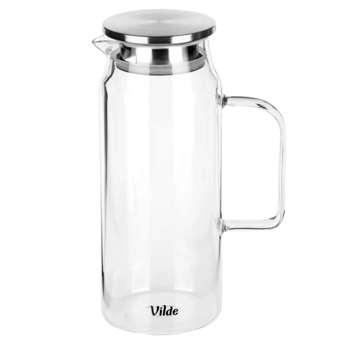 Dzbanek szklany z pokrywką 1,5 l