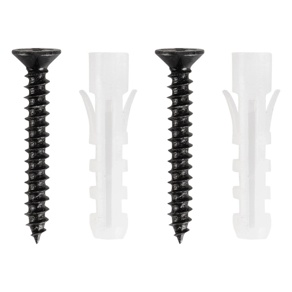 Wieszak na ręcznik papierowy z półką metalowy czarny 37x12,5x18,5 cm