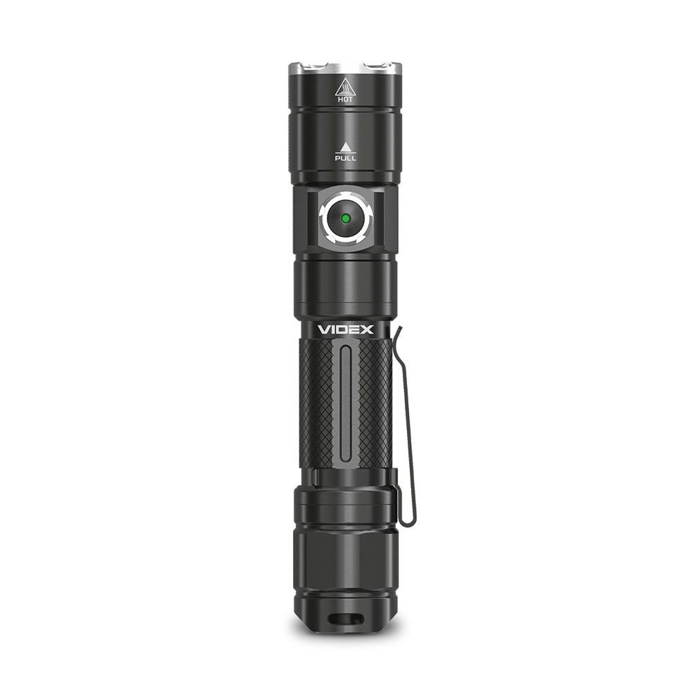 Latarka Videx LED 1200lm IP44 neutralna biel 5000k 8 trybów zasięg 215m