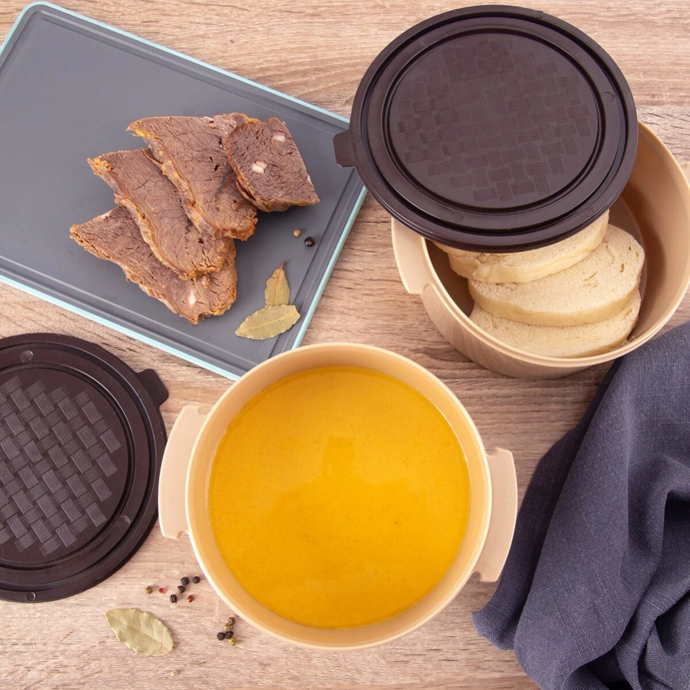 Menażka obiadowa plastikowa 3-poziomowa 3x1,5 l