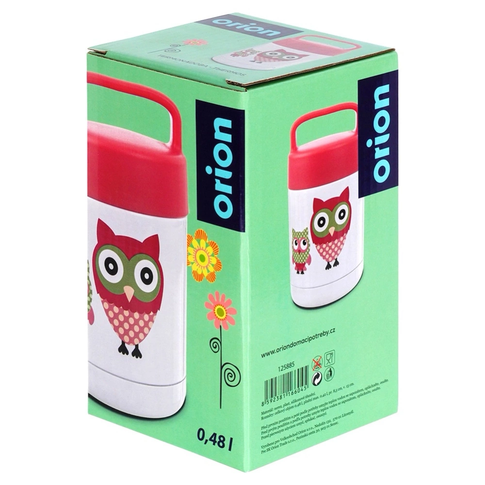 Termos obiadowy stalowy SOWA 450 ml