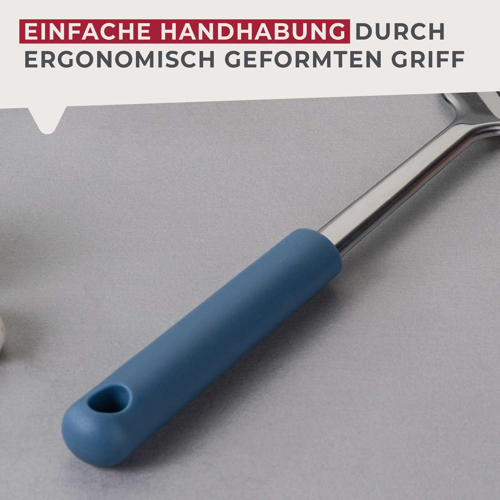 Łopatka do przewracania Essential, niebieska - idealna do serwowania potraw