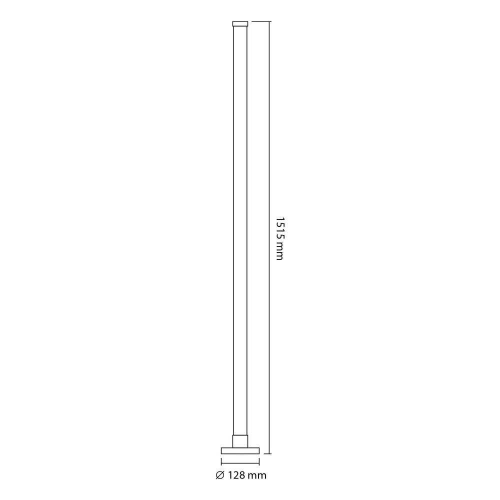 LED Lampa podłogowa VIDEX RGB + Biała 10W