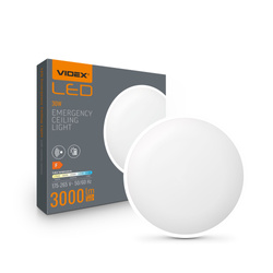 Lampa sufitowa awaryjna LED z czujnikiem ruchu VIDEX VL-CLR-EM300-2