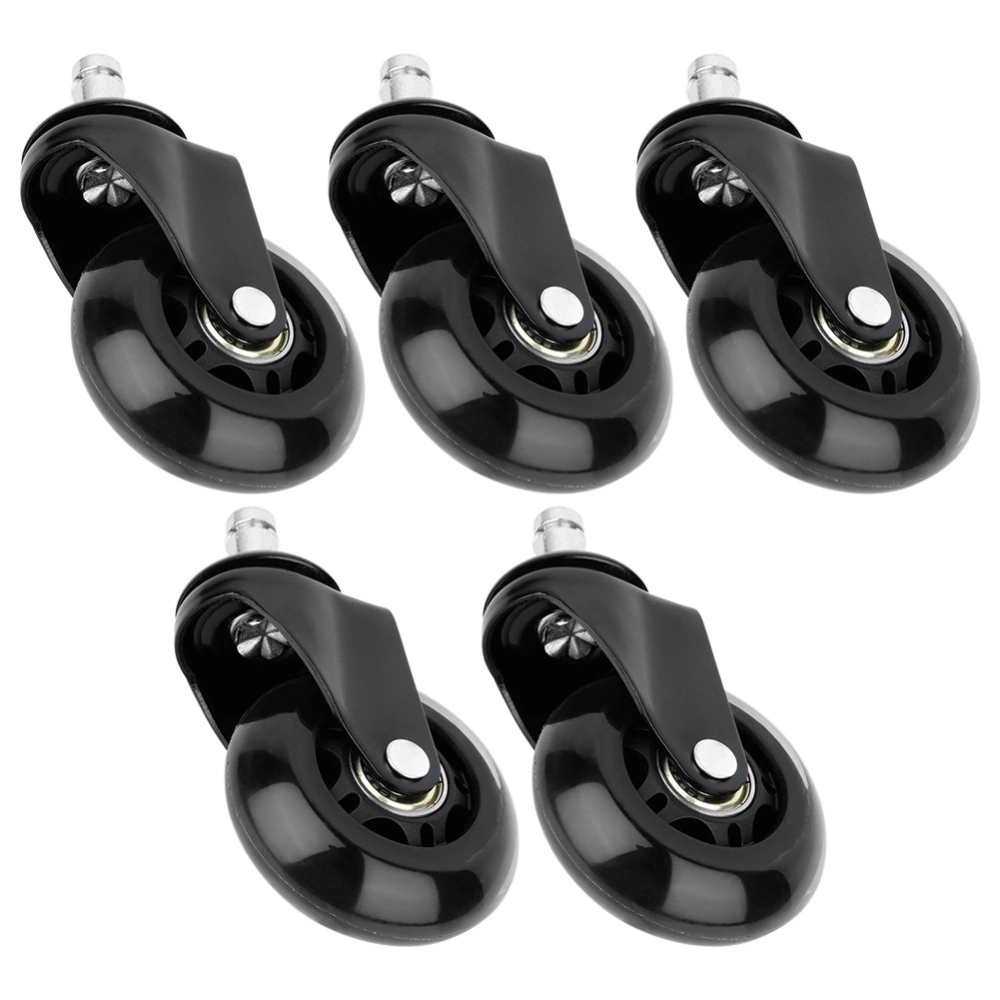 Kółka do fotela IKEA kauczukowe 6,3 cm / 10 mm 5 szt.