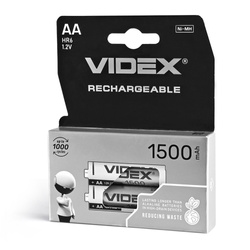 Akumulator Ni-MH VIDEX HR6 1500mAh 2 szt. BLISTER