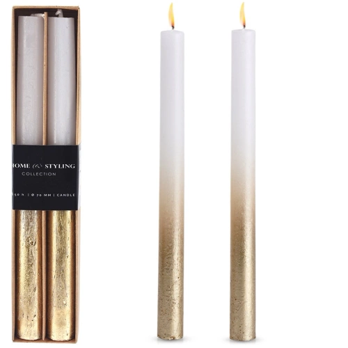 Świece stołowe długie 25 cm 2 szt.