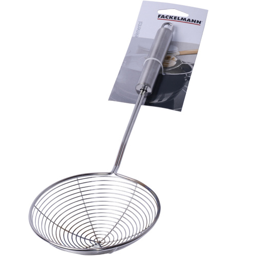 Łyżka cedzakowa sitko inox 37 cm Fackelmann 680496