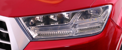 Audi Q7 Lift na akumulator dla dzieci Lakier Czerwony + Pilot + Wolny Start + EVA + MP3 LED