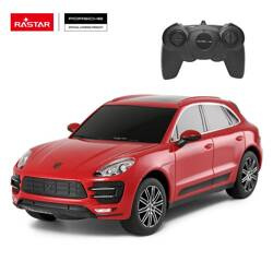 Porsche Macan Turbo skala 1:24 Rastar 71800 samochód sterowany czerwony