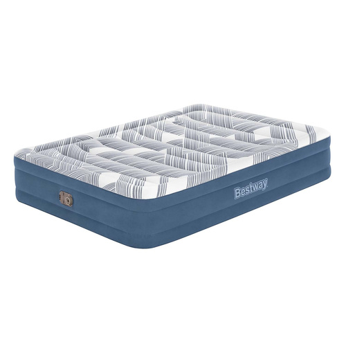 Bestway 2os wygodny materaca Queen 203x152x36cm wbudowana pompka  6712Y