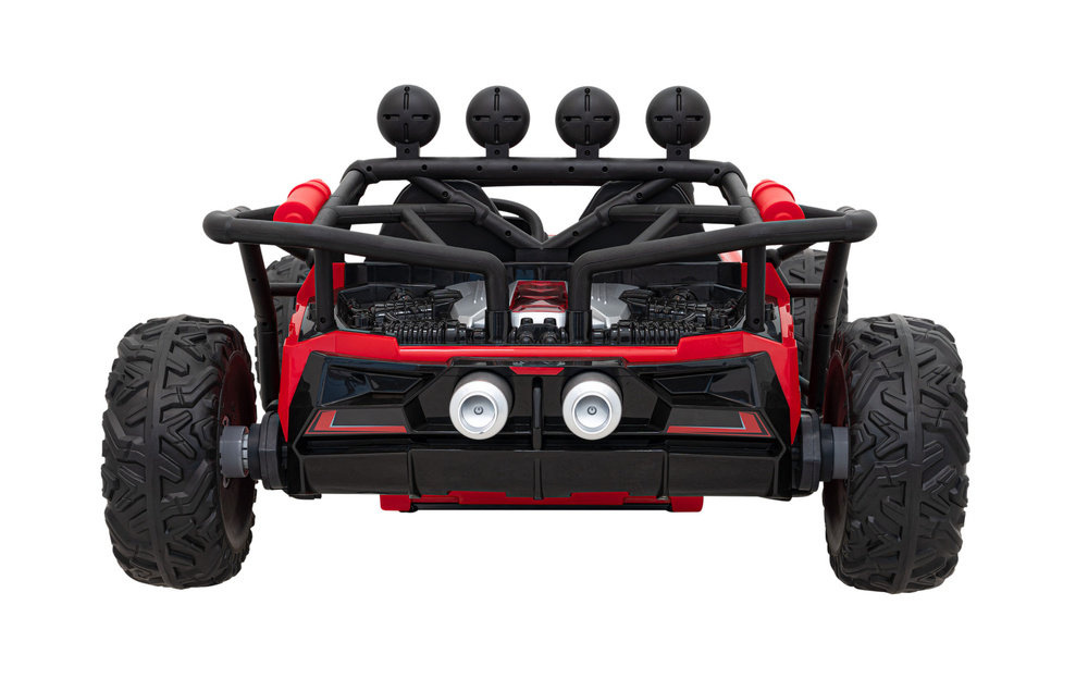 Auto Buggy Racing 5 na akumulator dla dzieci Czerwony + Silniki 2x200W + Pilot + Audio LED + Wolny Start
