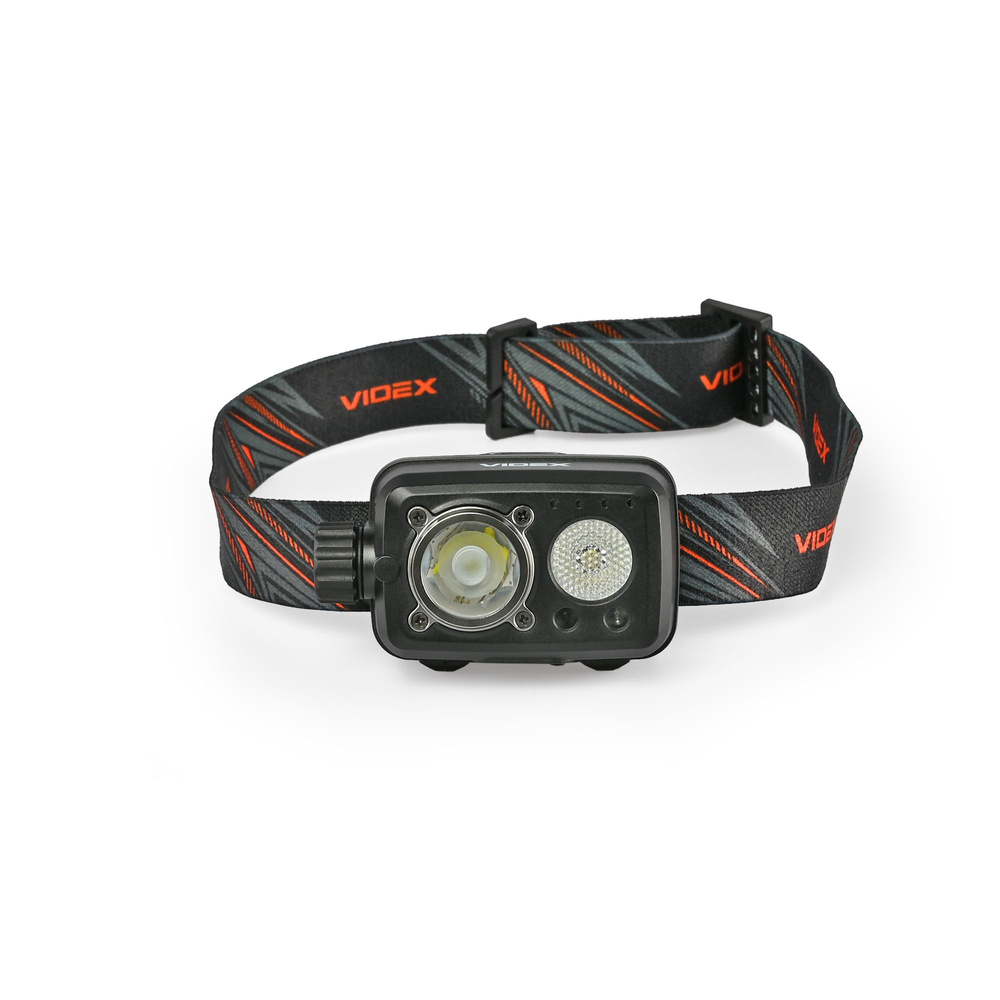 Latarka czołowa Videx LED 600lm IP55 sterowanie gestem 7 trybów zasięg 185m