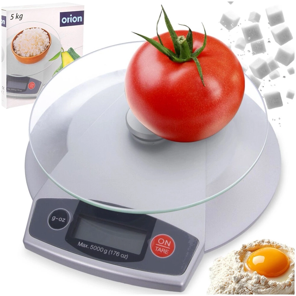 Waga kuchenna szklana elektroniczna 5 kg