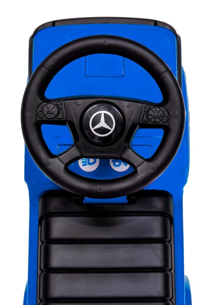 Mercedes - Benz Antos jeździk odpychacz TRUCK z funkcjami dźwiękowymi i świetlnymi - niebieski