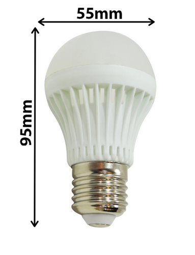 Żarówka LED E27 5W 500lm 2700–3200K Ciepła Biel 180° LEDmaxx