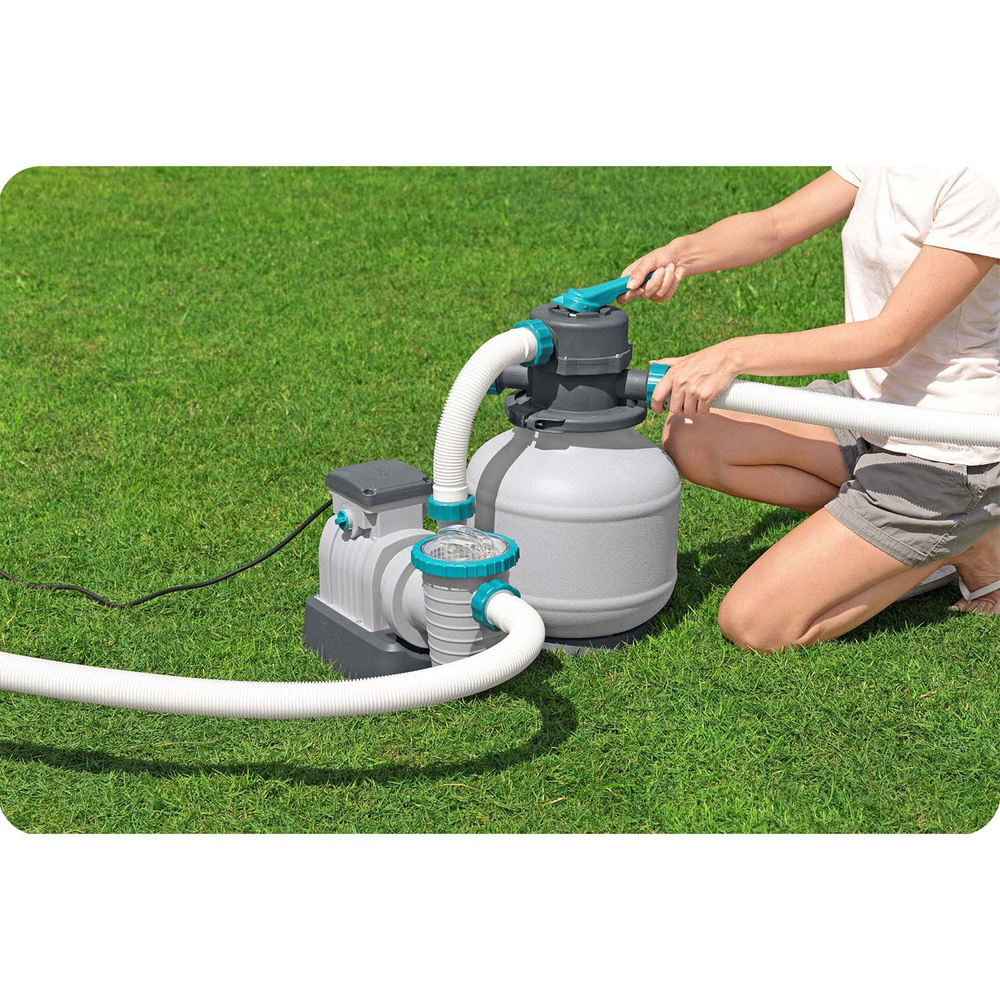Pompa piaskowa do basenów + kulki filtracyjne 8327l/h Bestway 58499