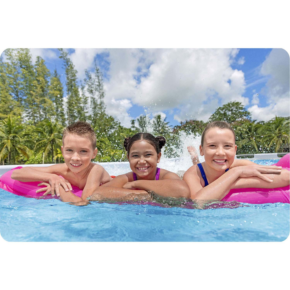 Basen ogrodowy stelażowy 549 x 274 x 122 cm 17w1 Bestway 56710