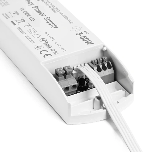 Zasilacz awaryjny LED VIDEX, moc 3-50 W, IP20, 2200 mAh, do wnętrz