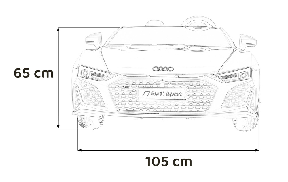 Pojazd Audi Spyder R8 LIFT STRONG Niebieski