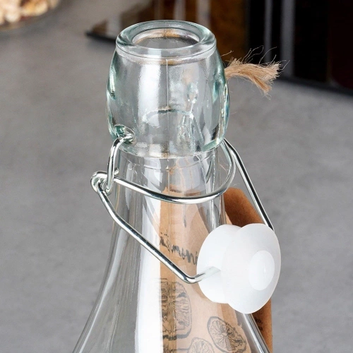 Butelka z klipsem szklana 530 ml