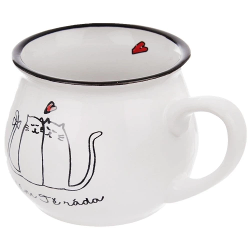 Kubek ceramiczny koty 300 ml