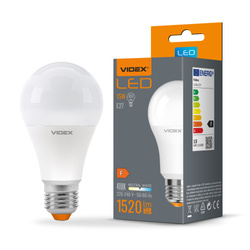 Żarówka LED E27 A65 15W = 100W 1520lm 4000K Neutralna Biel 240° Videx