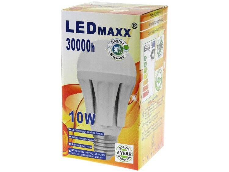 Żarówka LED E27 A60 10W = 75W 1000lm 2800–3200K Ciepła Biel 180° LEDmaxx