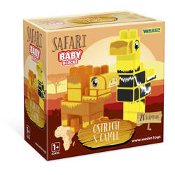 Baby Blocks Safari klocki struś i wielbłąd 41504 Wader