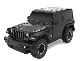 Jeep Wrangler JL skala 1:24 Rastar 79500 samochód sterowany czarny