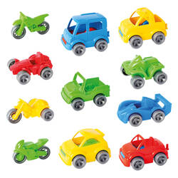 Kid Cars Sport autka pojazdy  samochody sportowe różne Wader 52609  11 modeli 