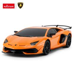 Lamborghini Aventador SVJ skala 1:24 Rastar 96100 samochód sterowany pomarańczowy